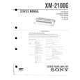 SONY XM2100G Manual de Servicio