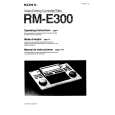 SONY RME300 Manual de Usuario