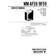 SONY WMBF59 Manual de Servicio