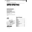 SONY CFD-470 Manual de Usuario