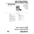 SONY ICFC793/L Manual de Servicio
