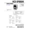 SONY HCDDP800AV Manual de Servicio