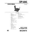 SONY SPPA945 Manual de Usuario