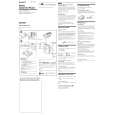 SONY WM-FX193 Manual de Usuario