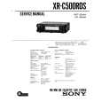 SONY XRC500RDS Manual de Servicio
