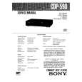 SONY CDP590 Manual de Servicio