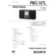 SONY PMC107L Manual de Servicio