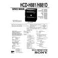 SONY HCDH881/D Manual de Servicio