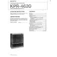 SONY KPR-4620 Manual de Usuario