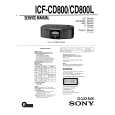 SONY ICFCD800/L Manual de Servicio