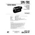 SONY SPKTRX Manual de Servicio