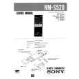 SONY RMS520 Manual de Servicio