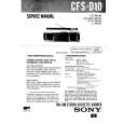 SONY CFSD10 Manual de Servicio