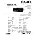 SONY CDX5060 Manual de Servicio
