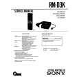 SONY RMD3K Manual de Servicio