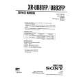 SONY XRU881FP Manual de Servicio
