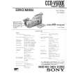 SONY CCDV600E Manual de Servicio