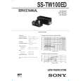 SONY SSTW100ED Manual de Servicio