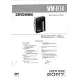 SONY WMB14 Manual de Servicio
