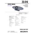 SONY ZSD10 Manual de Servicio