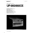 SONY UP-860CE Manual de Usuario