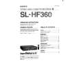 SONY SLHF360 Manual de Usuario