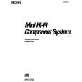 SONY MHC-2750 Manual de Usuario