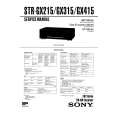 SONY STRGX415 Manual de Servicio