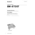 SONY BM87DST Manual de Usuario