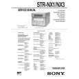 SONY STRNX1 Manual de Servicio