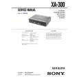 SONY XA300 Manual de Servicio