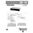 SONY CDP710 Manual de Servicio