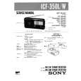 SONY ICF350L/W Manual de Servicio