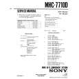 SONY MHC-7710D Manual de Servicio