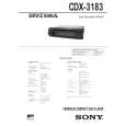 SONY CDX3183 Manual de Servicio