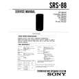 SONY SRS88PC Manual de Usuario