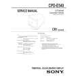 SONY CPDE540 Manual de Servicio