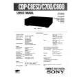 SONY CDPC800 Manual de Servicio