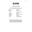 SONY R4500 Manual de Usuario