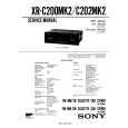 SONY XRC200MK2 Manual de Servicio