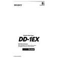 SONY DD-1EX Manual de Usuario