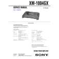 SONY XM1004GX Manual de Servicio