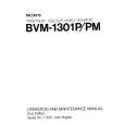 SONY BVM1301P Manual de Servicio