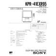 SONY KPR41EXR95 Manual de Servicio