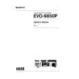 SONY EVO9850 VOLUME 2 Manual de Servicio