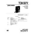 SONY TCMS67V Manual de Servicio