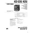 SONY HCDD260 Manual de Servicio