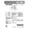 SONY VCLTW52 Manual de Servicio