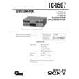 SONY TC-D507 Manual de Servicio