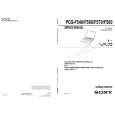 SONY PCGF580K Manual de Servicio